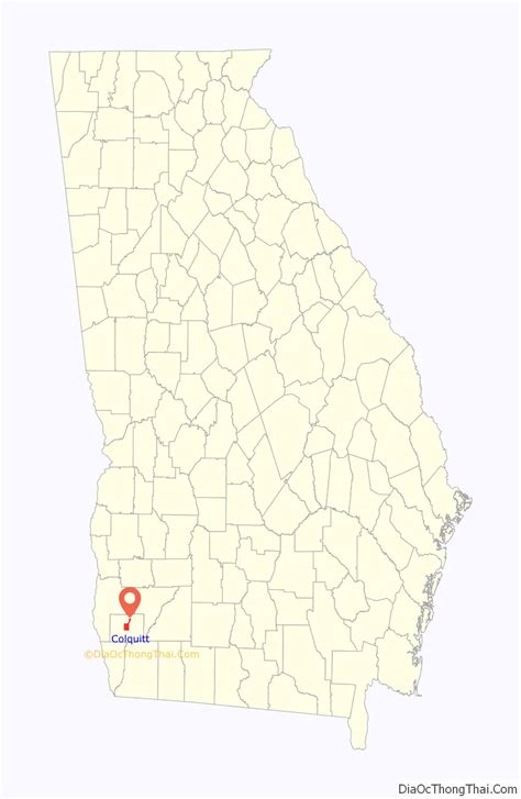 Map Of Colquitt City