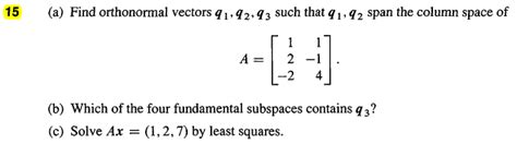 linear algebra - Orthonormal vector question - Mathematics Stack Exchange