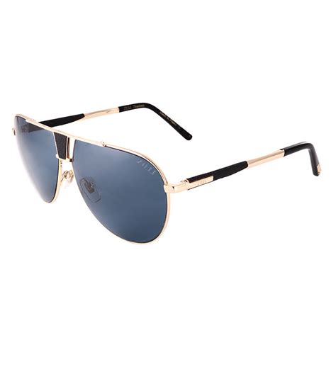 Zilli Men S Blue Aviator Sunglasses