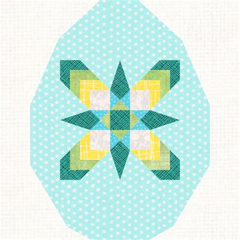 Easter Egg Quilt Block Using Eq On Point Quilter