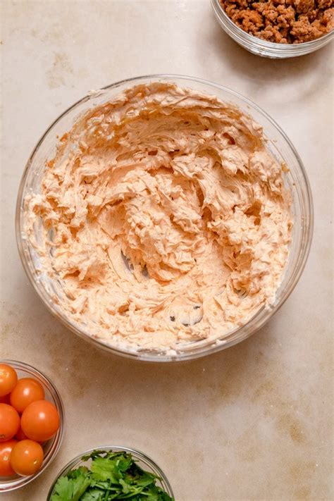 Zesty Cream Cheese Taco Dip Recipe Easy Dip Idea