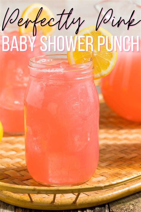 Perfectly Pink Punch The Best Girl Baby Shower Punch In Baby