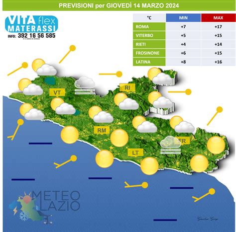 Bollettino Meteo Per OGGI 14 Marzo 2024 E DOMANI 15 Marzo 2024