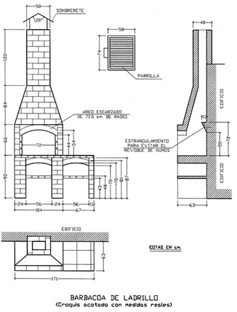 10 Planos En 2D De Parrillas De Obra PARRILLAS BLOG