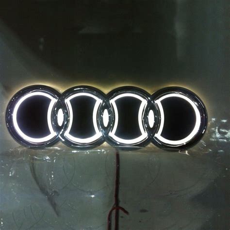 Audi Logo Led Emblemat Pod Wietlany Znaczek Erli Pl