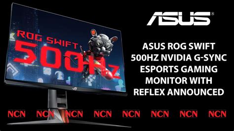 Asus Announces Rog Swift Pro Hz Gaming Monitor