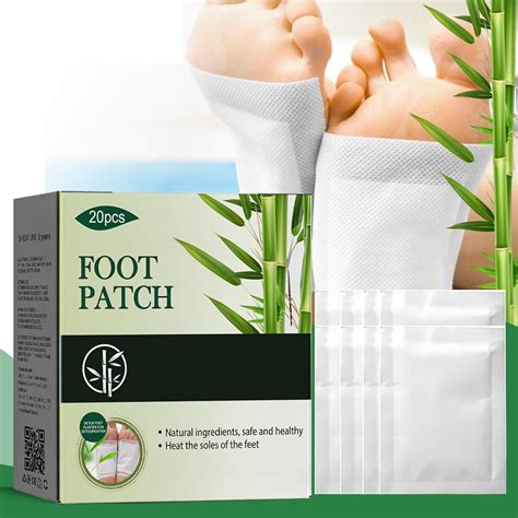 Detox Fußpflaster 20 Stück Detox Pflaster Fuß Fußpflege Pads