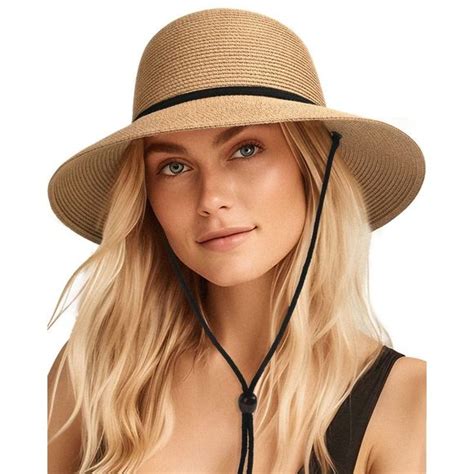 FURTALK Accessories Furtalk Womens Wide Brim Sun Hat With Wind