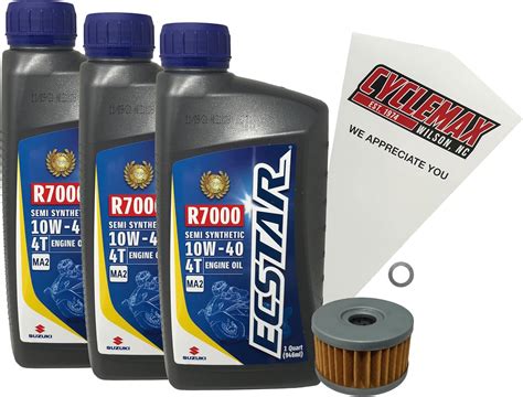 Amazon Cyclemax Semi Synthetic Oil Change Kit Fits 1996 2022