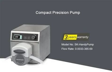 Compact Peristaltic Pump Motor Horsepower 05 Size 198 X 113 X 118