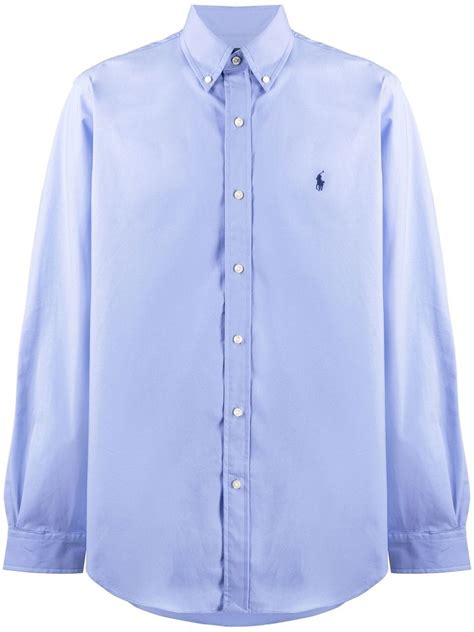 Polo Ralph Lauren Camisa Manga Larga Con Logo Bordado Farfetch