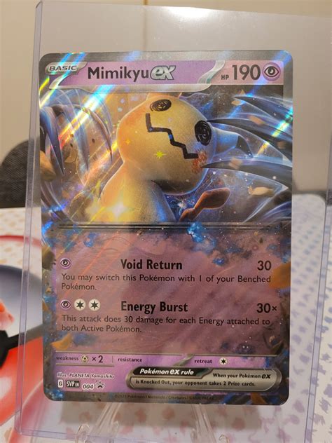 Se Produkter Som Liknar Jumbo Mimikyu Ex Pok Mon Kort P Tradera