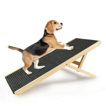 MOPHOTO Adjustable Pet Ramp,Folding Dog Ramp,Anti-Slip Dog & Cat Ramp ...