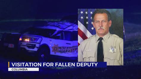 Visitation For Fallen Maury County Reserve Deputy Youtube