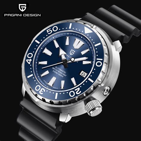 Pagani Design Original 45mm Automatic Watch Mens Seiko Nh35a Mens Diver