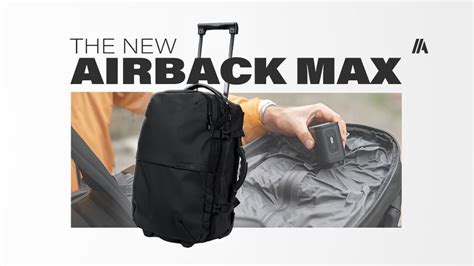 airback max  backpack  built  compression system huntbest