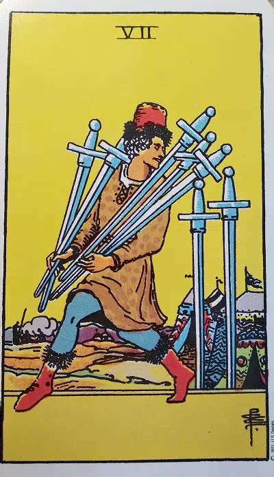 The Seven Of Swords Tarot Card Meaning Upright And Reversed