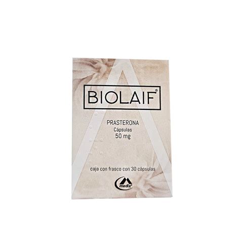 Biolaif 50 mg con 30 cápsulas Medifert Farmacia de Alta Especialidad