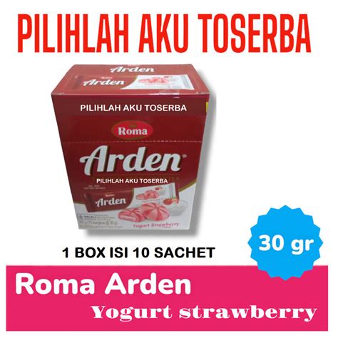 Jual Roma Arden Yogurt Strawberry Box Harga Per Box Shopee