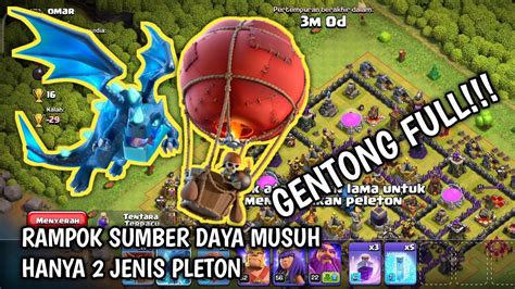 Clash Of Clans Elixir Dan Gold Cepat Penuh Dengan Serangan Sederhana