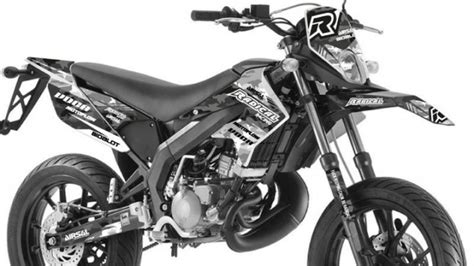 Dekor Radical Racing Derbi Senda Bj Schwarz Wei Camouflage