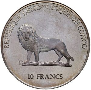 Coin Francs Th Anniversary Of Visit John Paul Ii Congo