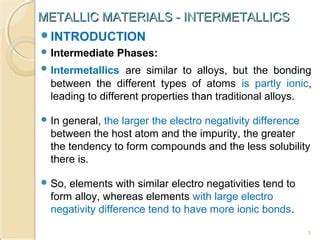 INTERMETALLICS | PPT