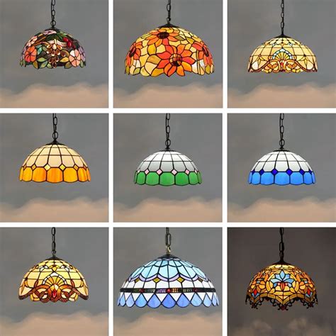 Tiffany Wisiorek Wiat A Vintage Barokowy Barokowy Witra Szk O Led Wisz