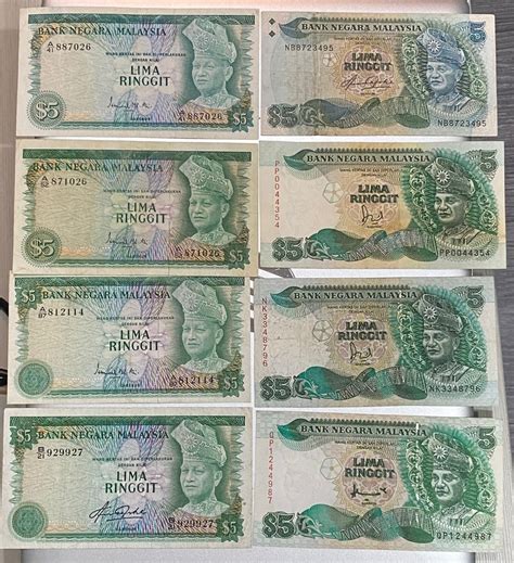 A21 Malaysia RM5 1st To 7th Series Normal Condition Hobbies Toys