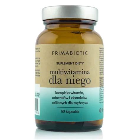 PrimaBiotic Multiwitamina dla niego 60 kapsułek opinie cena