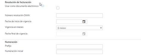 Configuración de la Factura electrónica de venta Portal de Clientes