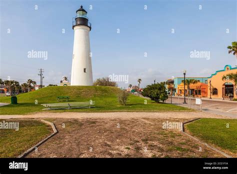 Port Point Isabel Lighthouse And Texas State Historic Site In Port