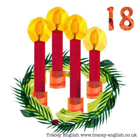 Tracey English On Instagram Day 18 Advent Candles With