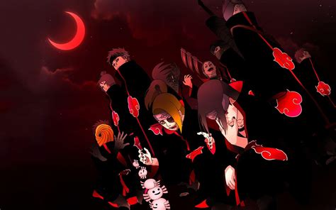 Akatsuki Black Desktop Wallpapers - Wallpaper Cave