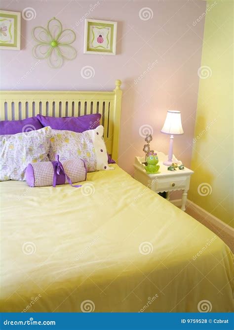 Girls bedroom stock photo. Image of design, home, decoration - 9759528