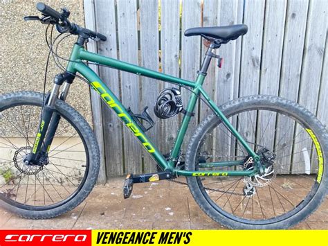 Carrera Vengeance Mens Mountain Bike Green Xs S M L Xl Frames