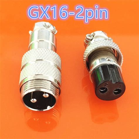 1set GX16 Butting Docking Male Female 16mm Circular Aviation Socket