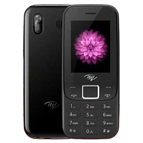 Itel It Triple Sim Slim Body Opera Mini Phone Black