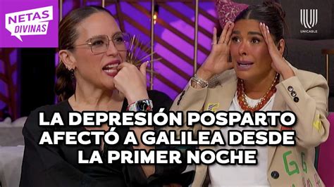 Galilea Montijo reveló lo horrible que vivió la depresión posparto