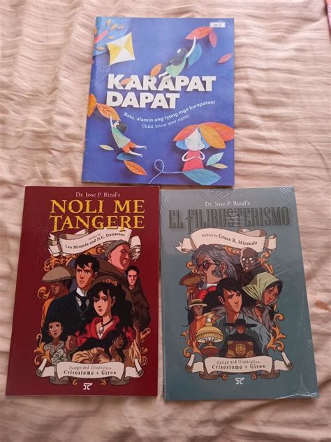 Noli Me Tangere El Filibusterismo Karapatdapat Activity Book Filipino