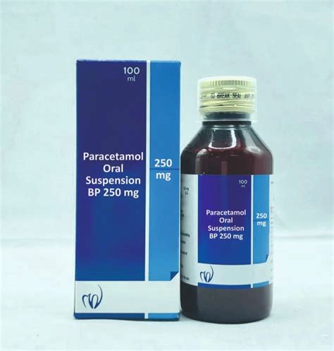 Paracetamol 250 Mg 5ml Oral Suspension At Best Price In Ahmedabad