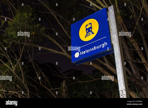 Helensburgh Train Station Sign Helensburgh New South Wales