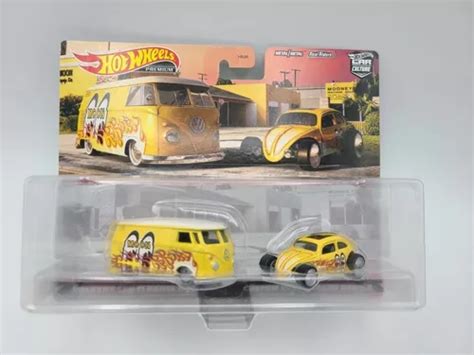 Hot Wheels Volkswagen T Kombi Fusca Mooneyes Car Culture Frete grátis
