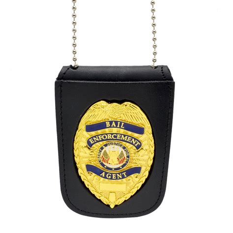 Bail Enforcement Agent Neck Badge And Id Holder Etsy