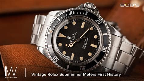 Vintage Rolex Submariner Meters First History Inside Watches Bobs