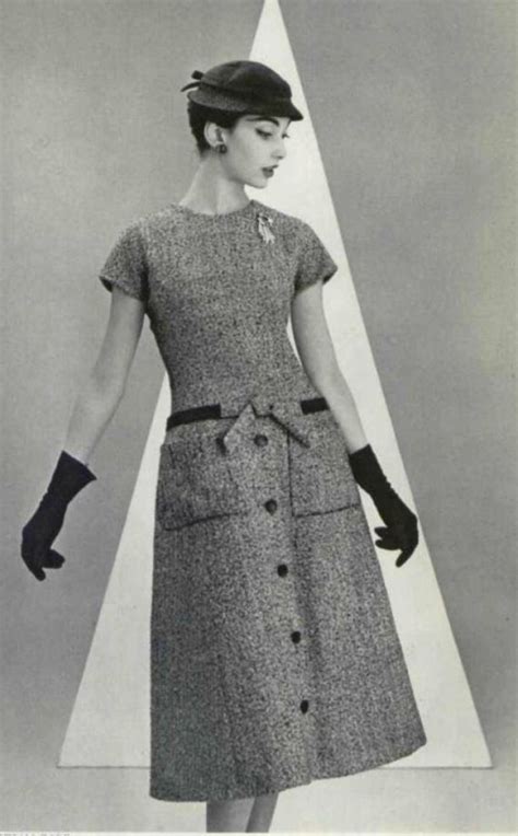 1955 Christian Dior A Line Dress 1950 1960 Pinterest An A