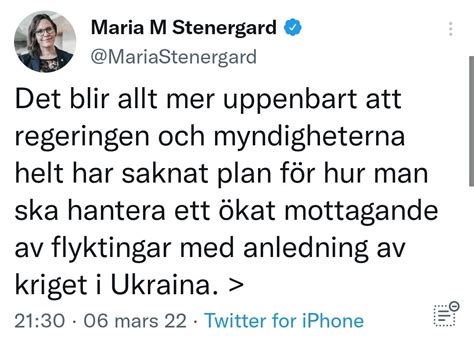 Lars Lindström on Twitter Bra genomgång av Moderaternas Maria M