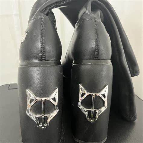 Naked Wolfe Spice Black Stretch Boots Us Depop