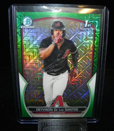 Bowman Mega Box Deyvison De Los Santos St Chrome Green Mojo