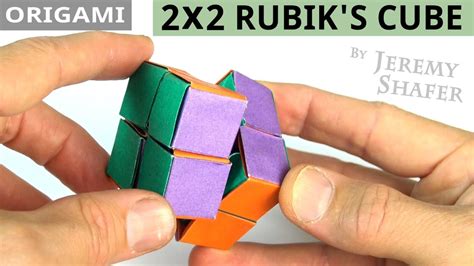 Origami 2x2 Rubik S Cube Youtube